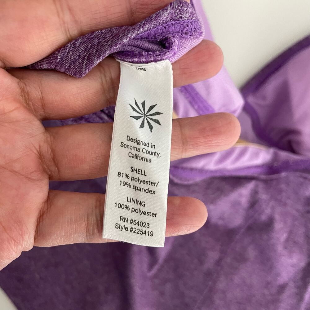 Athleta Purple Halter Swim Top Size Medium - Picture 7 of 7